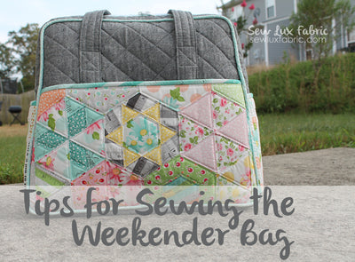 Making a Weekender Bag : Sharing My Tips