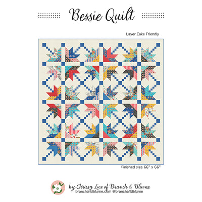 Bessie Quilt Pattern - PAPER