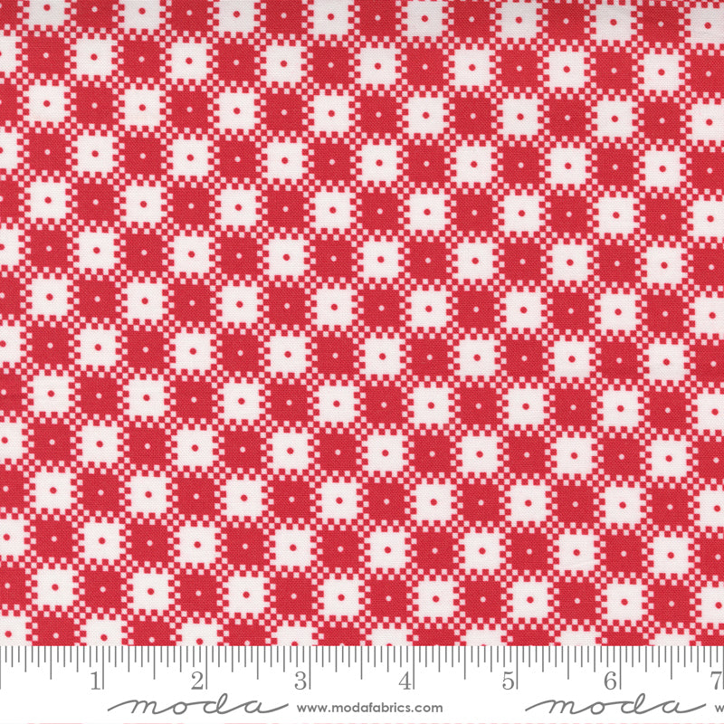 Story Time Big Check Red - 2 yards 6 inches
