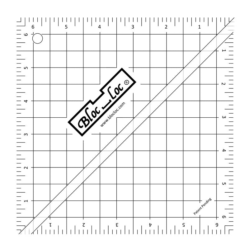 Bloc Loc 6.5 Inch HST Ruler