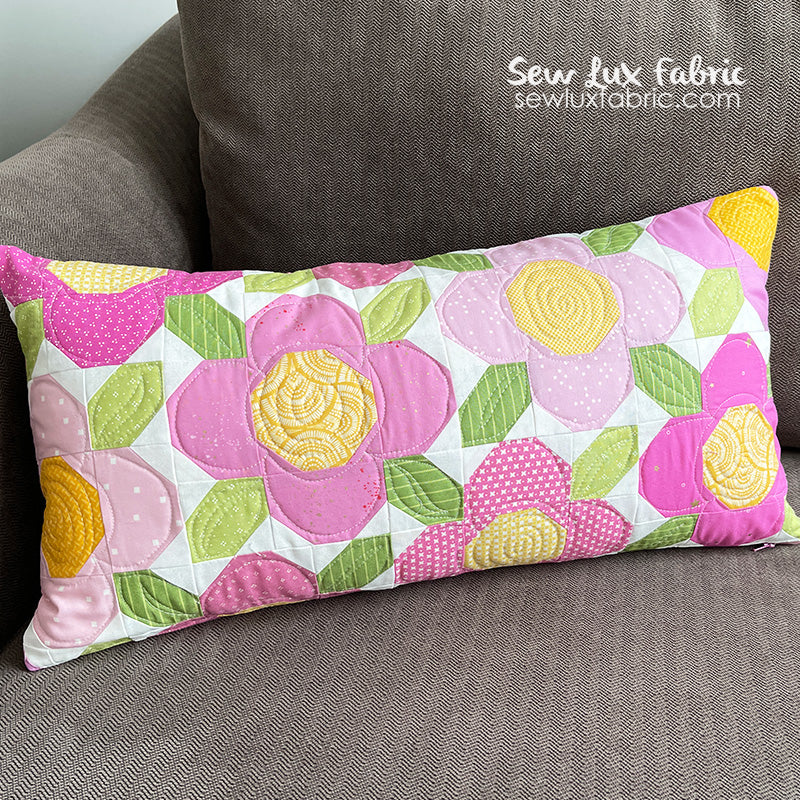 Flower Patch Pillow PDF Pattern