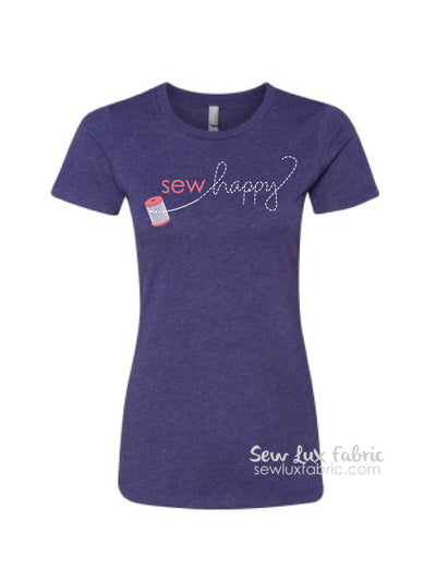 Sew Happy T-Shirt - Crew Neck