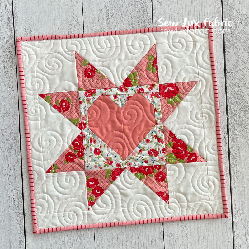 Sweet Star Mini Quilt PDF Pattern – Sew Lux Fabric