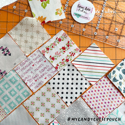 Candy Cutie Pouch Sew Along - Piecing the Exterior