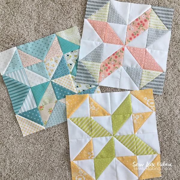 Dessert Sampler Blocks 10, 11, and 14 – Sew Lux Fabric