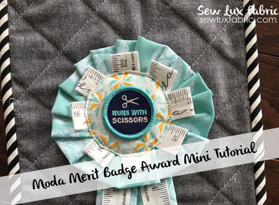 Tutorial : Merit Badge Award Mini Quilt