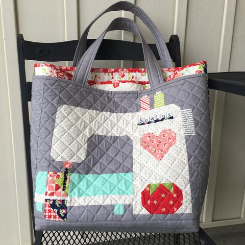 Nova Tote : Stitched With Love – Sew Lux Fabric