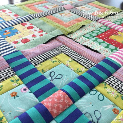 Stripe Me Lucky - a Scrappy Quilt Project