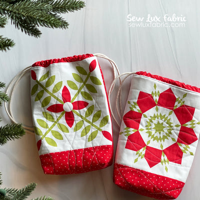 Easy Quilted Gift Bags Tutorial