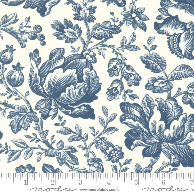 Cascade Romantic Toile Cloud - Dusk 108" WIDE Backing