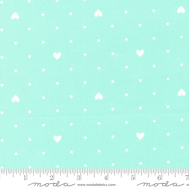 Lighthearted Aqua 108" WIDE Backing