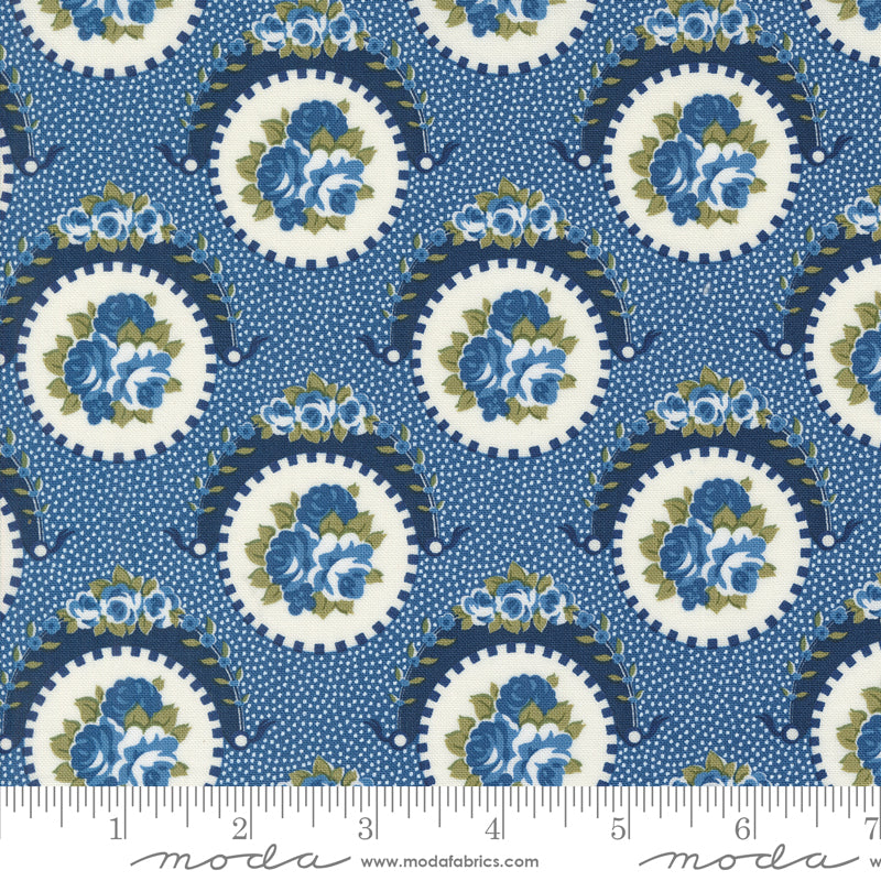 Grand Haven Sweet Floral Nautical Blue