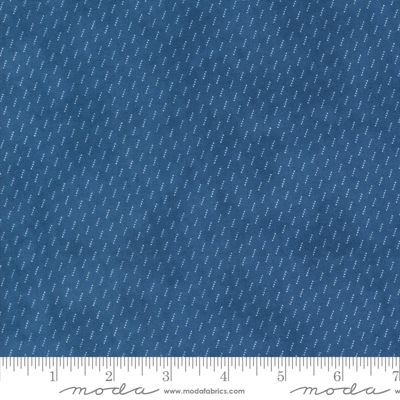 Grand Haven Dotted Shirting Nautical Blue