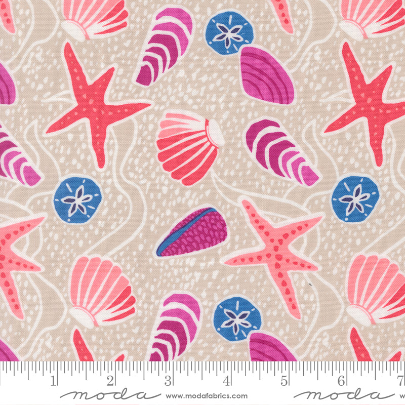 Reef Sea Shells Sand – Sew Lux Fabric