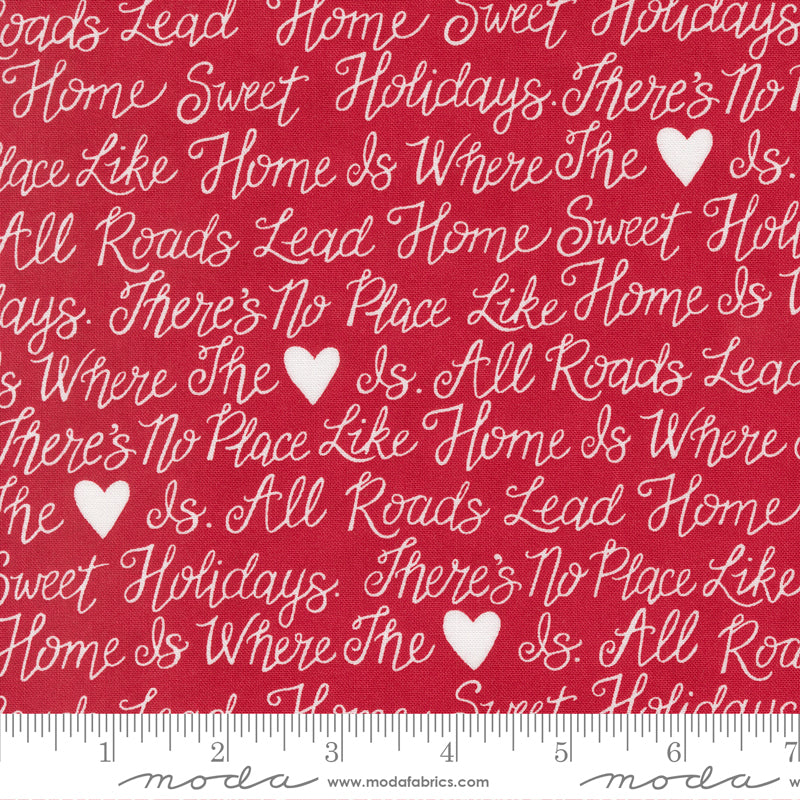Holidays at Home Holiday Text Berry Red