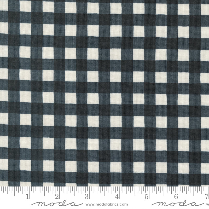 Holidays at Home Farmhouse Gingham Charcoal Black