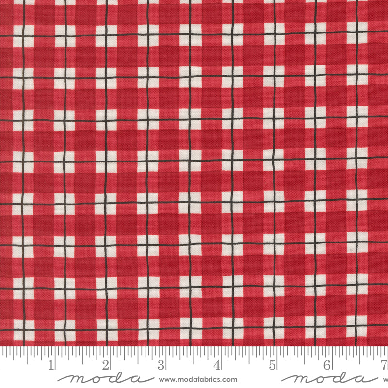 Winter Friends Winter Plaid Berry Red