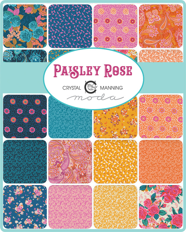 Paisley Rose Fat Quarter Bundle