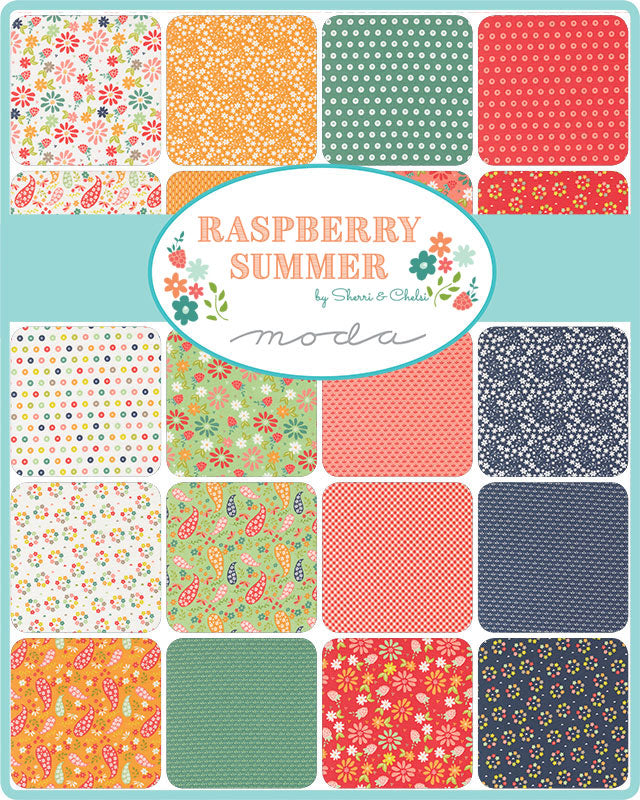 Raspberry Summer Mini Charm Pack