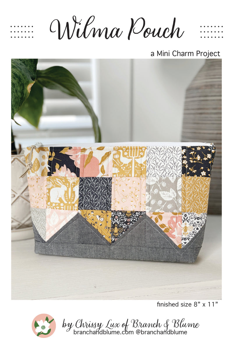 Wilma Pouch Pattern - PAPER