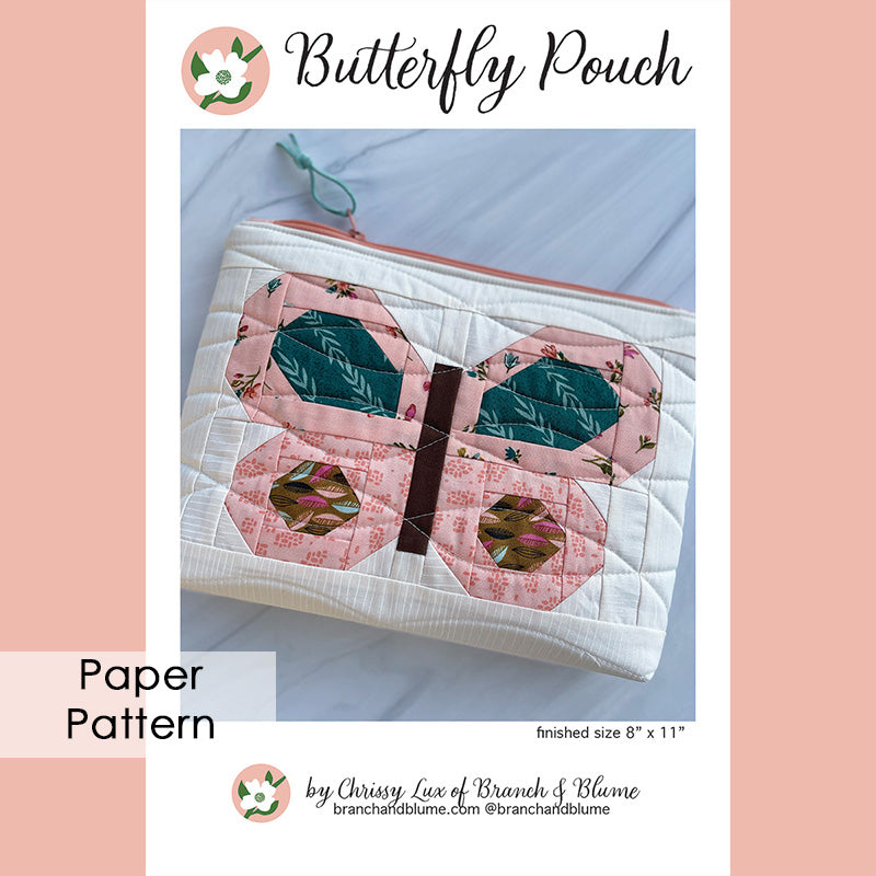 Butterfly Pouch - PAPER Pattern – Sew Lux Fabric