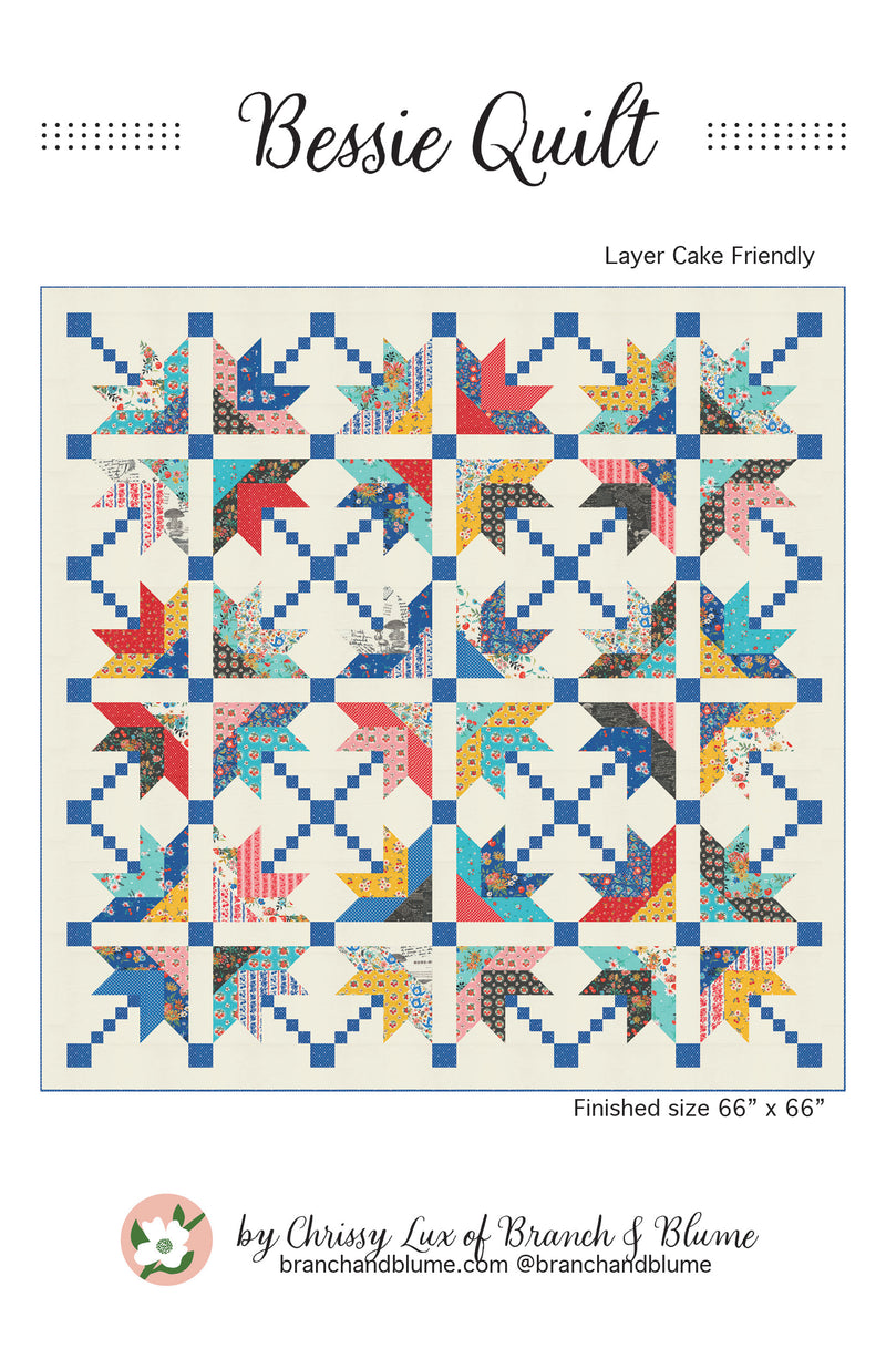 Bessie Quilt Pattern - PAPER
