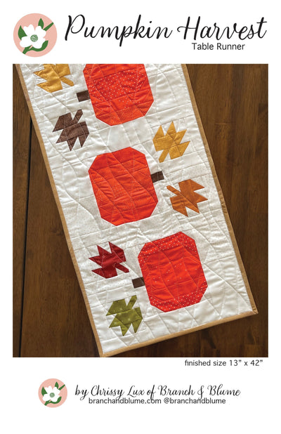 Pumpkin Harvest Table Runner Kit + Paper Pattern