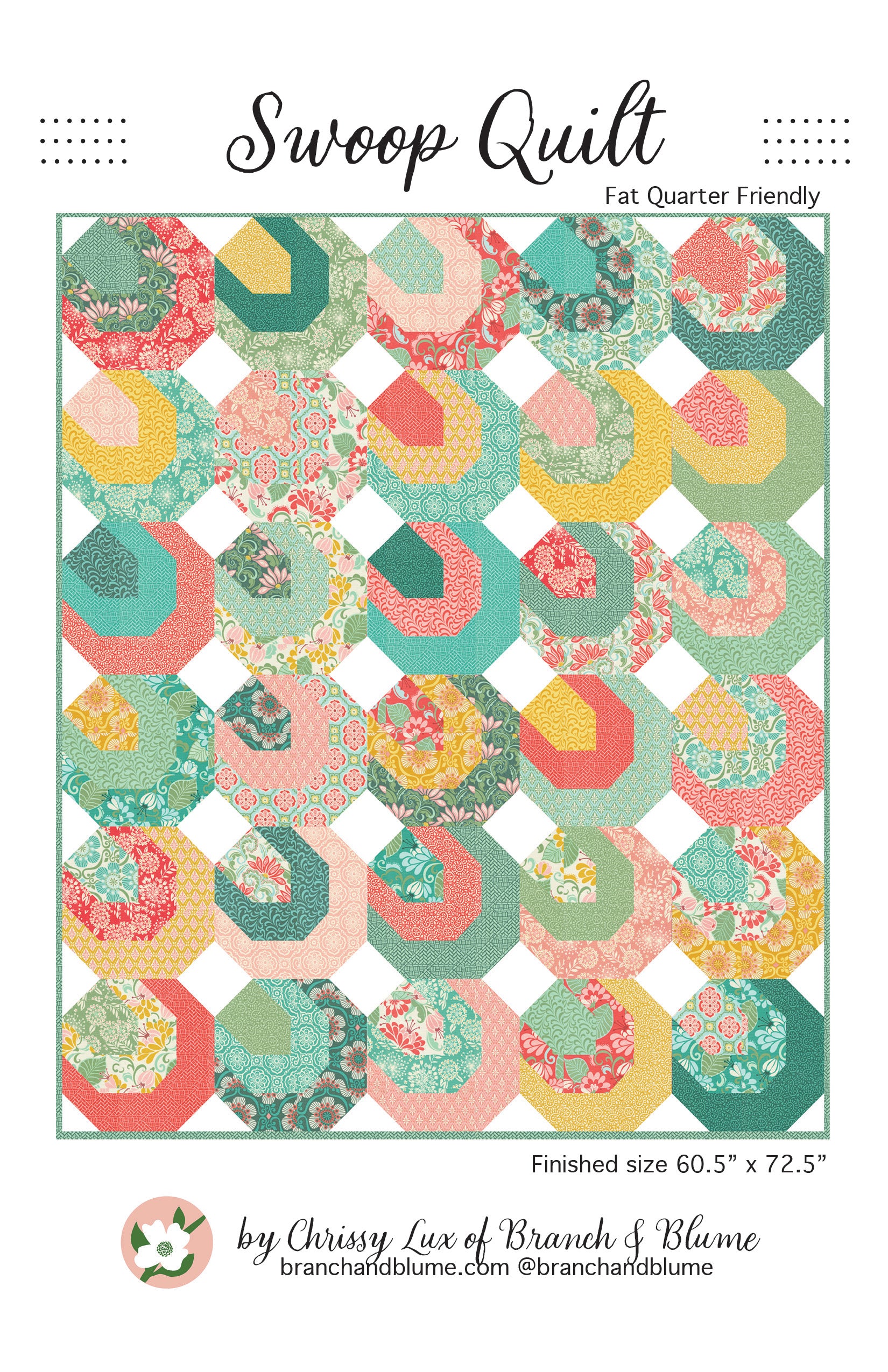 Swoop Quilt Pattern - PDF – Sew Lux Fabric