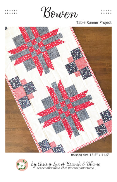 Bowen Table Runner Patten - PAPER