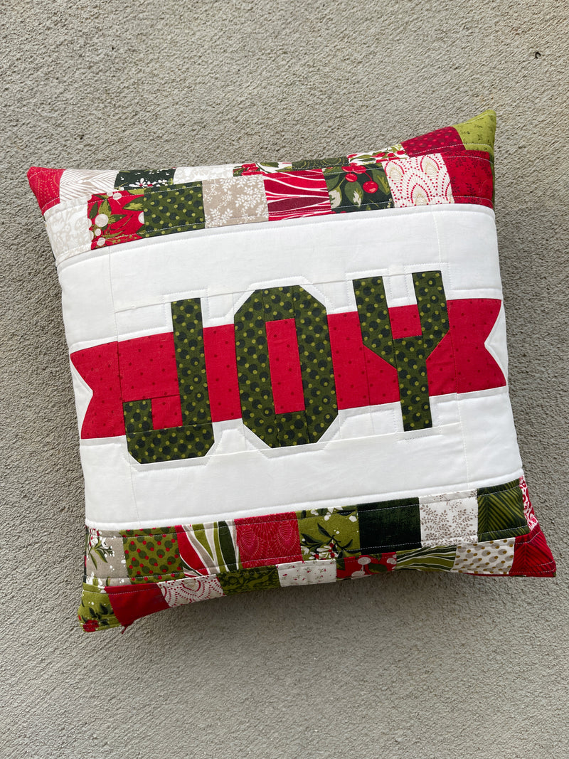 Holiday Joy Pillow Pattern - PDF