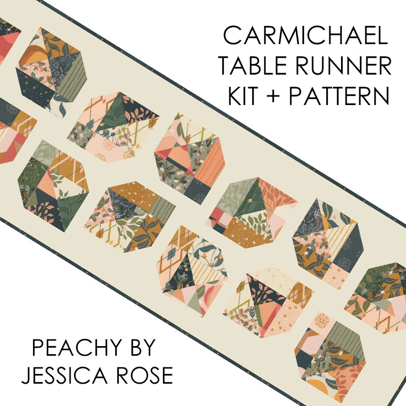 Carmichael Table Runner Kit + Paper Pattern - PEACHY