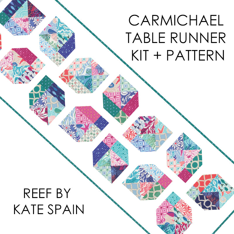 Carmichael Table Runner Kit + Paper Pattern - REEF