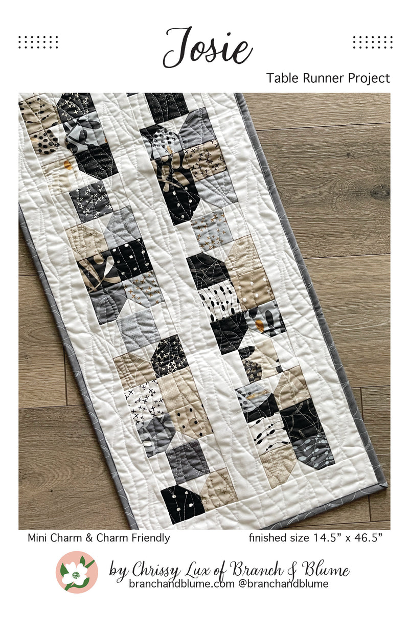 Josie Table Runner Pattern - PDF – Sew Lux Fabric