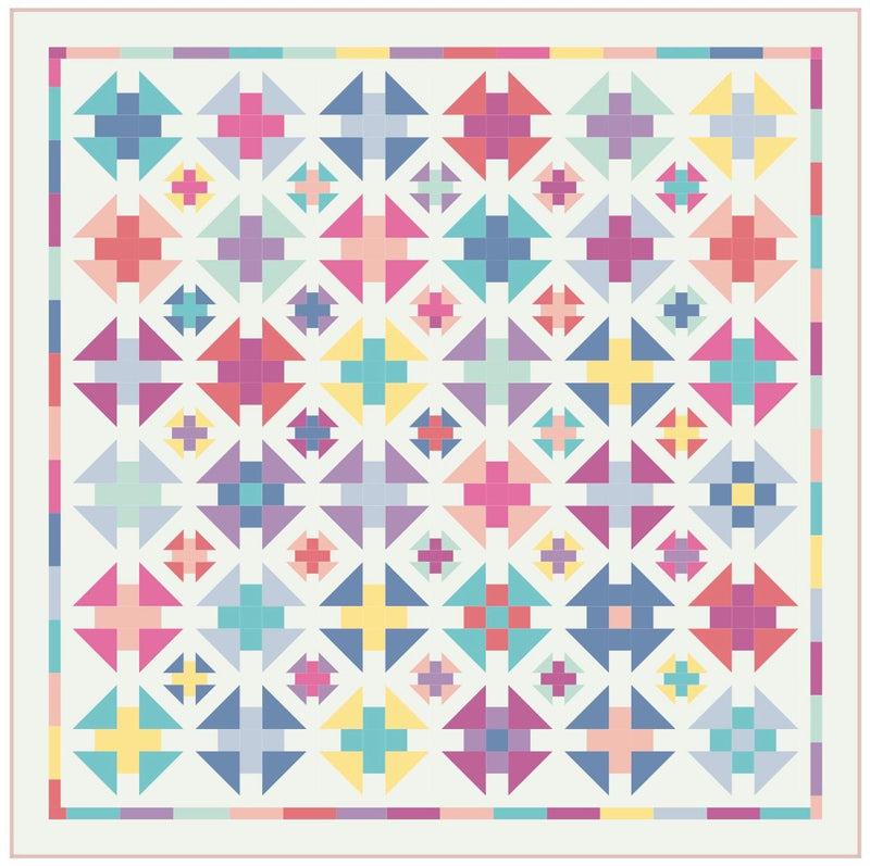 Bella Solids Basked Alaska Quilt Kit - PREORDER