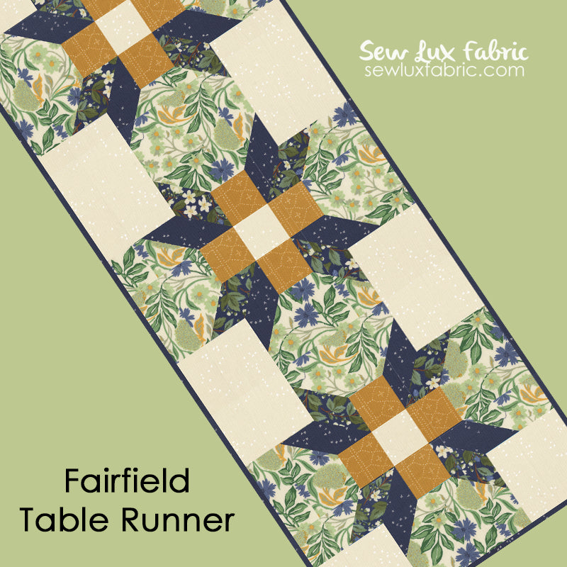 Fairfield Table Runner Kit + Paper Pattern - Brookside