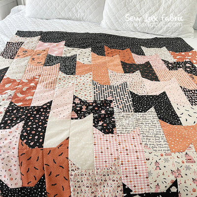 Purrville Quilt Pattern - PAPER