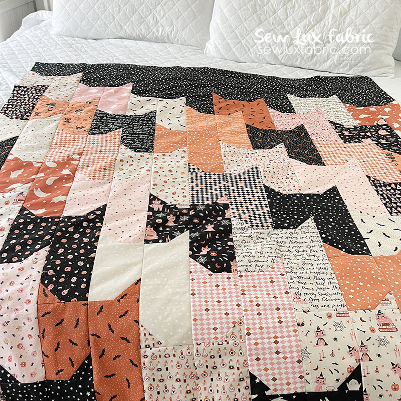 Purrville Quilt Pattern - PAPER