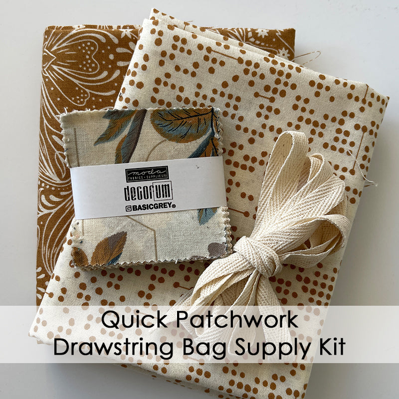 Quick Patchwork Drawstring Bag Supply Kit - Decorum