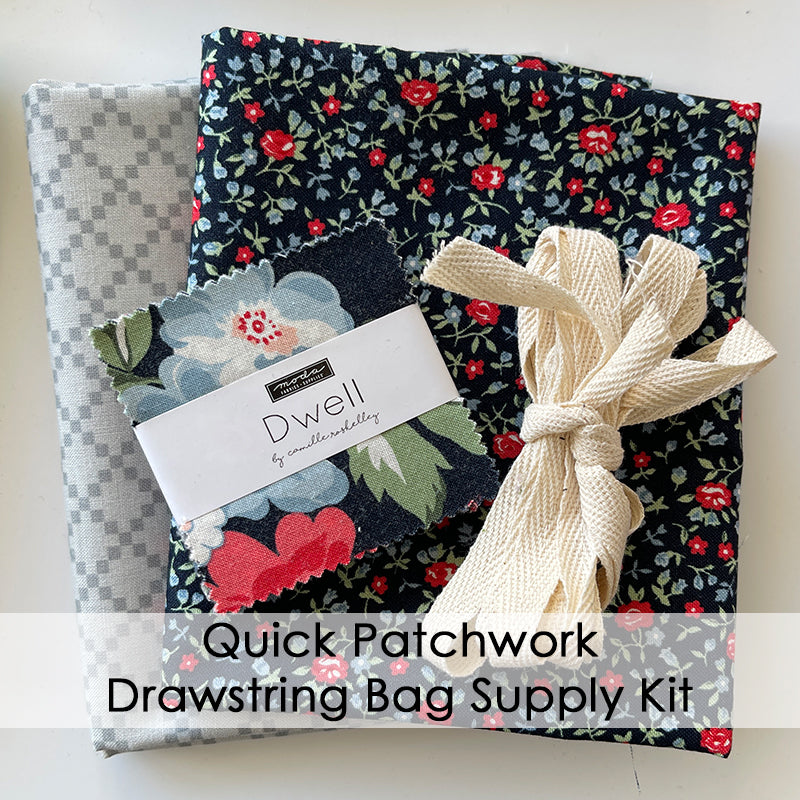 Quick Patchwork Drawstring Bag Supply Kit - Dwell