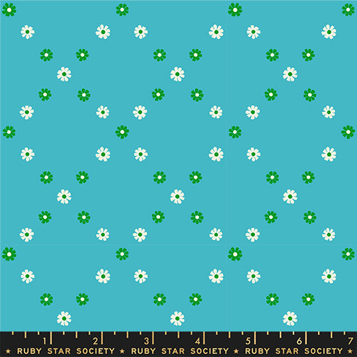 Best Day Ever Diamond Flowers Dark Turquoise