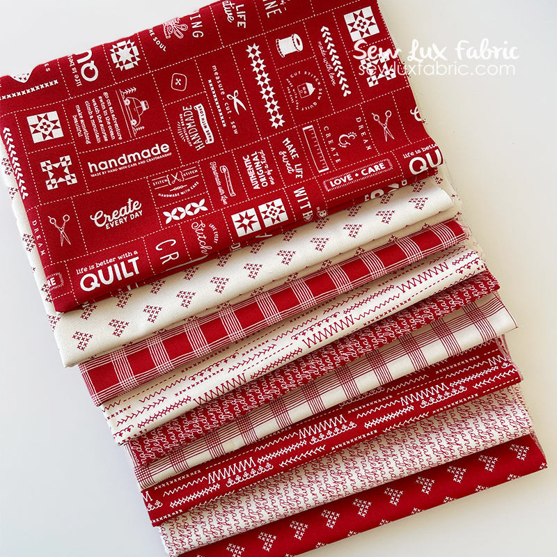 Red Thread Bundle – Sew Lux Fabric