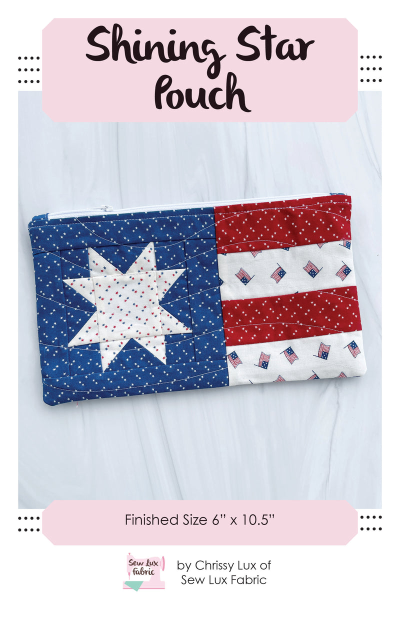 Shining Star Pouch Pattern - PAPER