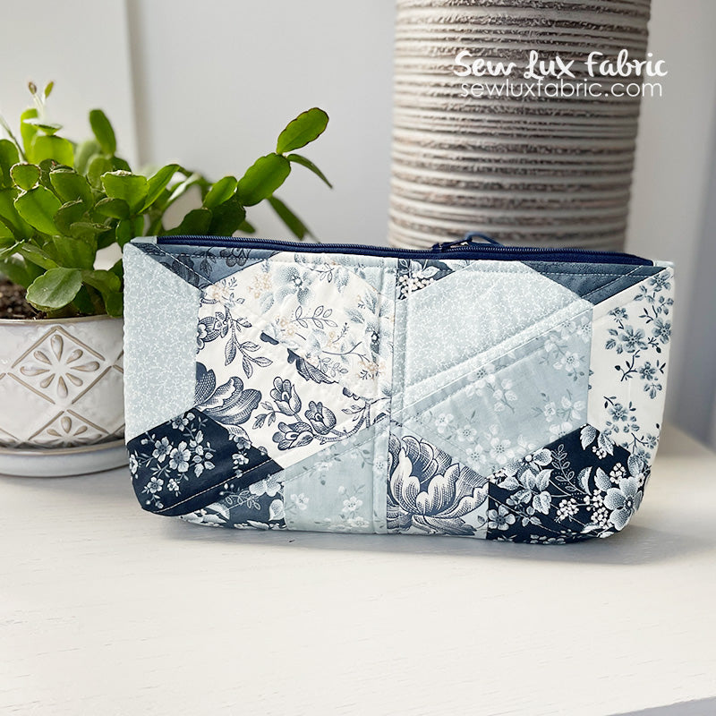 Trilogy Pouch Kit with Pattern - Cascade – Sew Lux Fabric