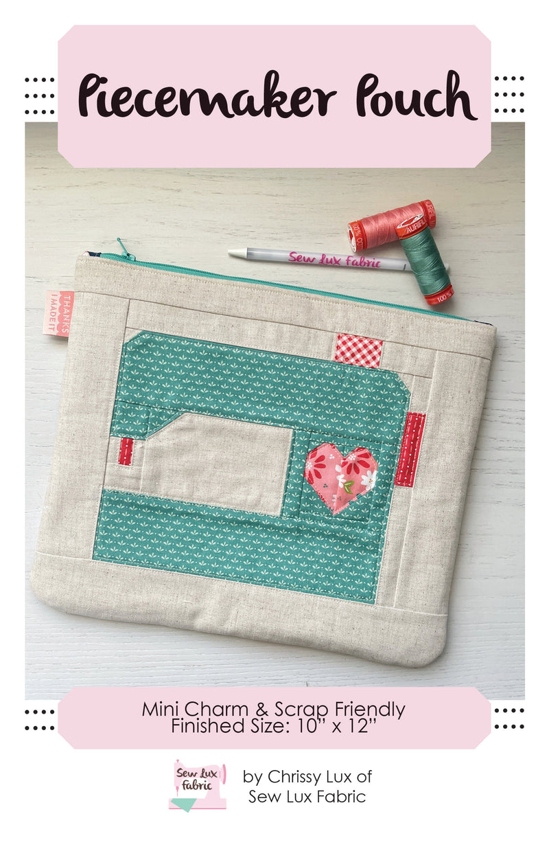 Piecemaker Pouch Kit + Paper Pattern