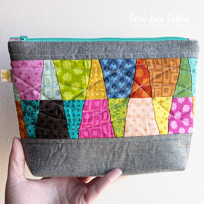 Patchwork Slice Pouch Pattern - PDF