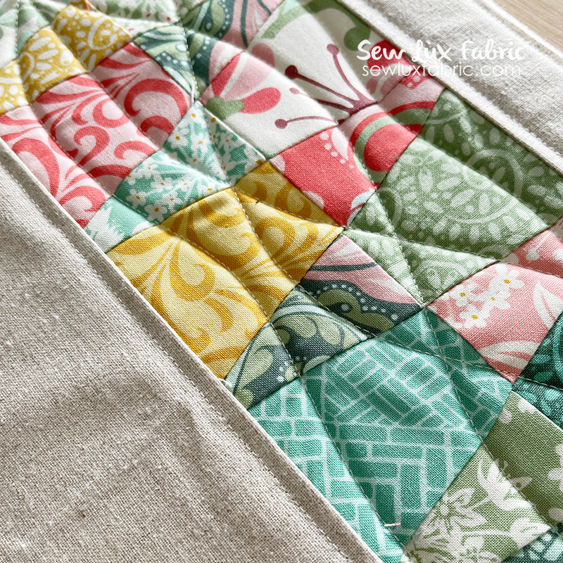 Patchwork Slice Pouch Pattern - PDF