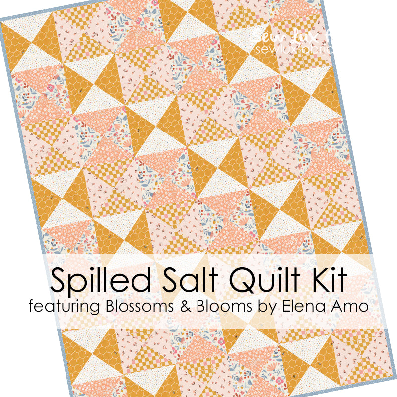 Quilt Kit - Spilled Salt in Blossoms & Blooms