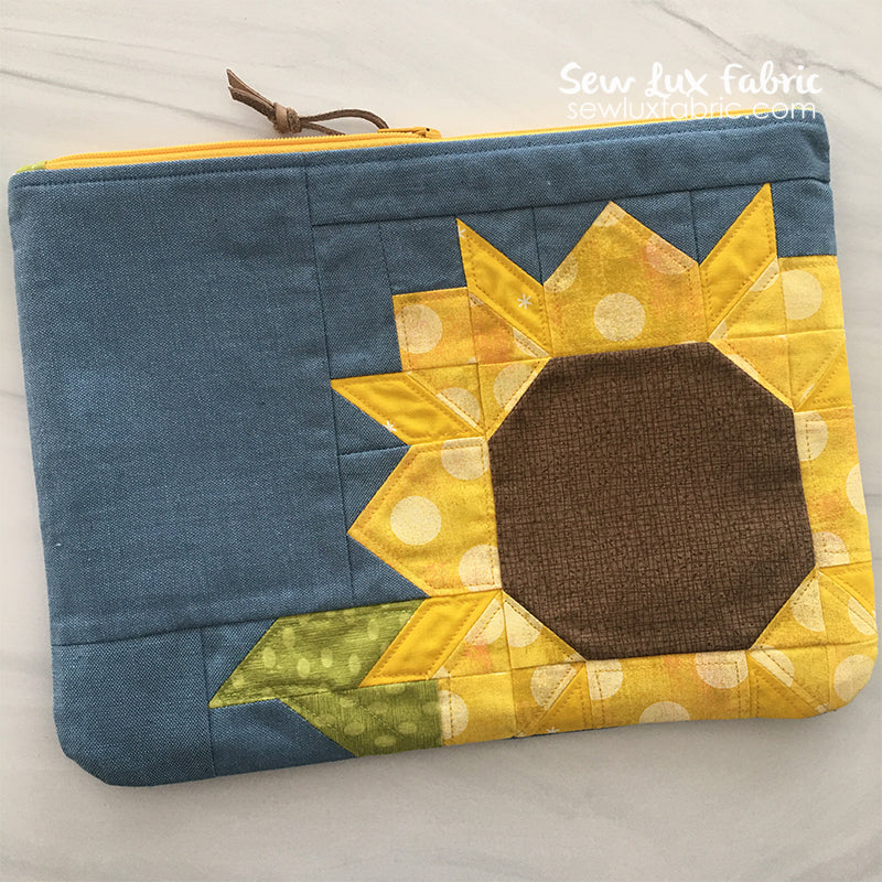 Sunflower Pouch Supply Kit - Linen