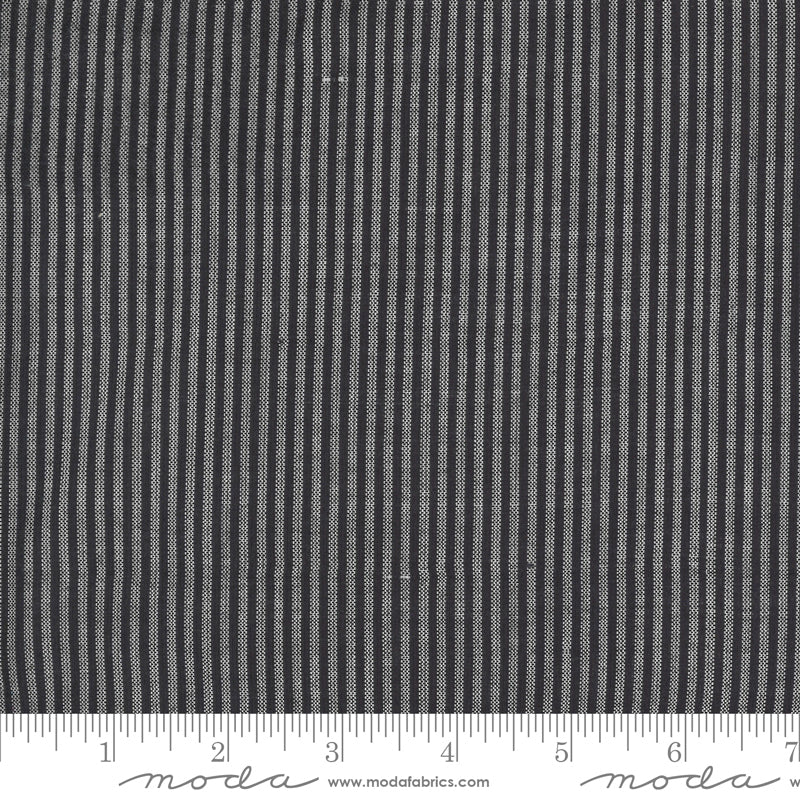 Low Volume Wovens Stripe Charcoal - 1 yard 26 inches