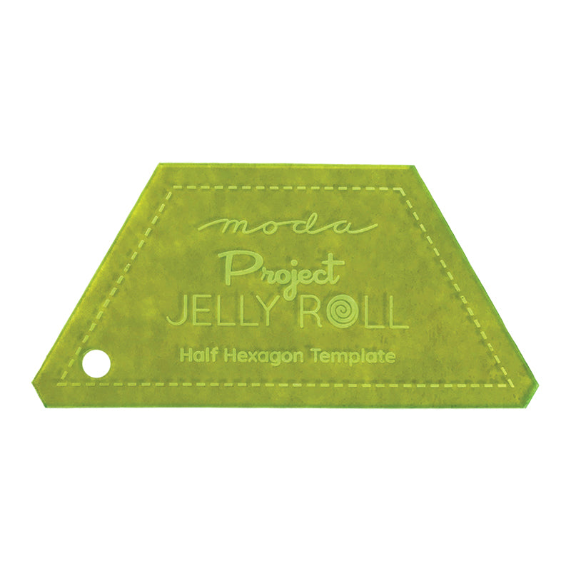 Project Jelly Roll Half Hexi Template